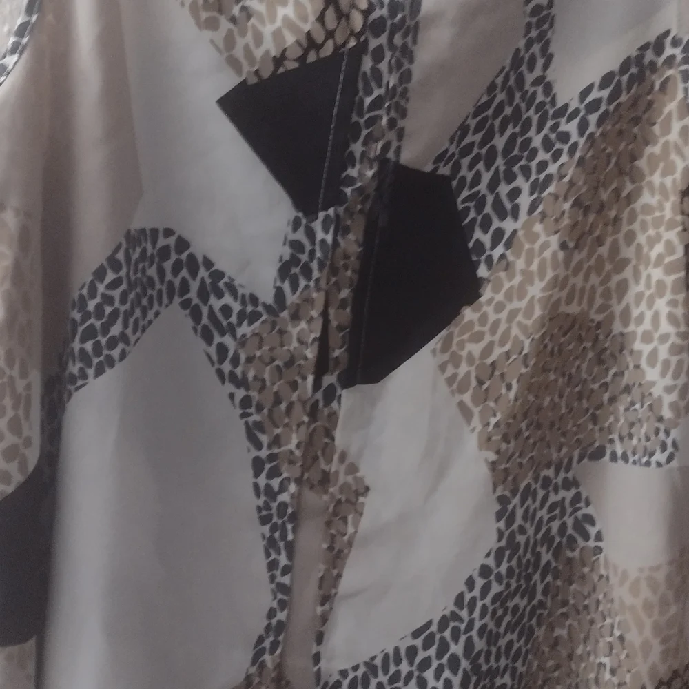 Alfani women's pullover leopard print sleeveless blouse sz 4 - Picture 6 of 6